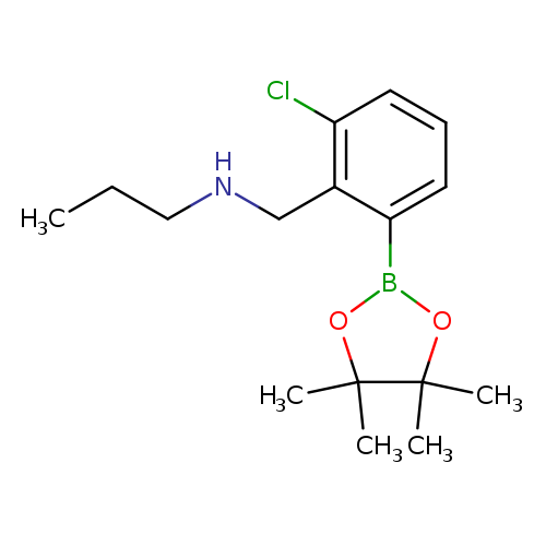 3-Chloro-3-(N-propylaminomethyl)phenylboronic acid, pinacol ester