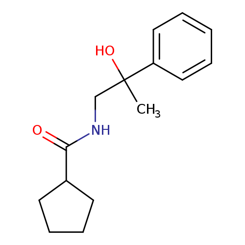 N-(2-hydroxy-2-phenylpropyl)cyclopentanecarboxamide