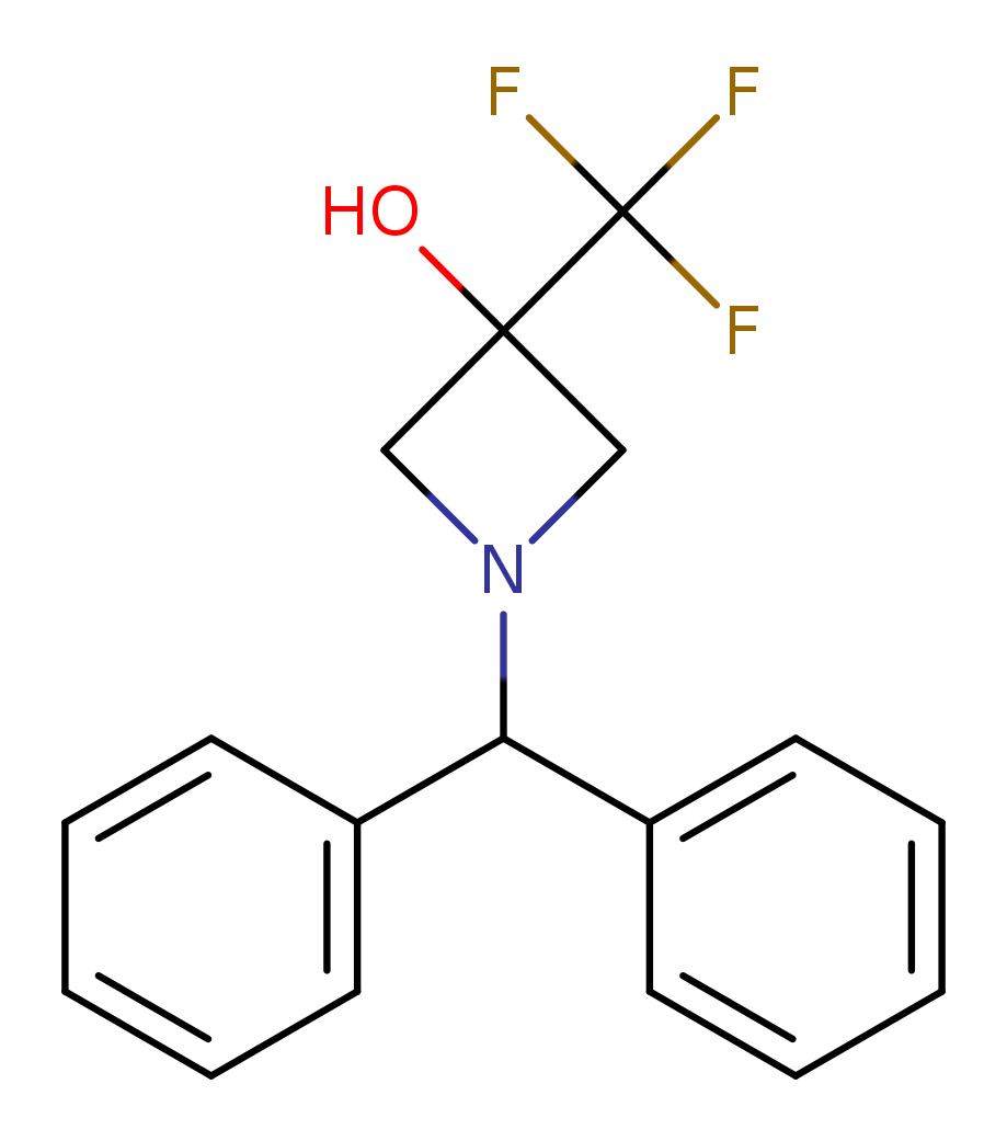 1-Benzhydryl-3-(trifluoromethyl)azetidin-3-ol