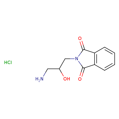 2-(3-amino-2-hydroxypropyl)-2,3-dihydro-1H-isoindole-1,3-dione hydrochloride