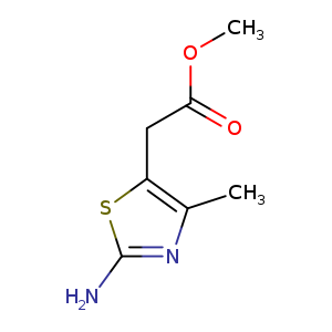 methyl 2-(2-amino-4-methyl-1,3-thiazol-5-yl)acetate