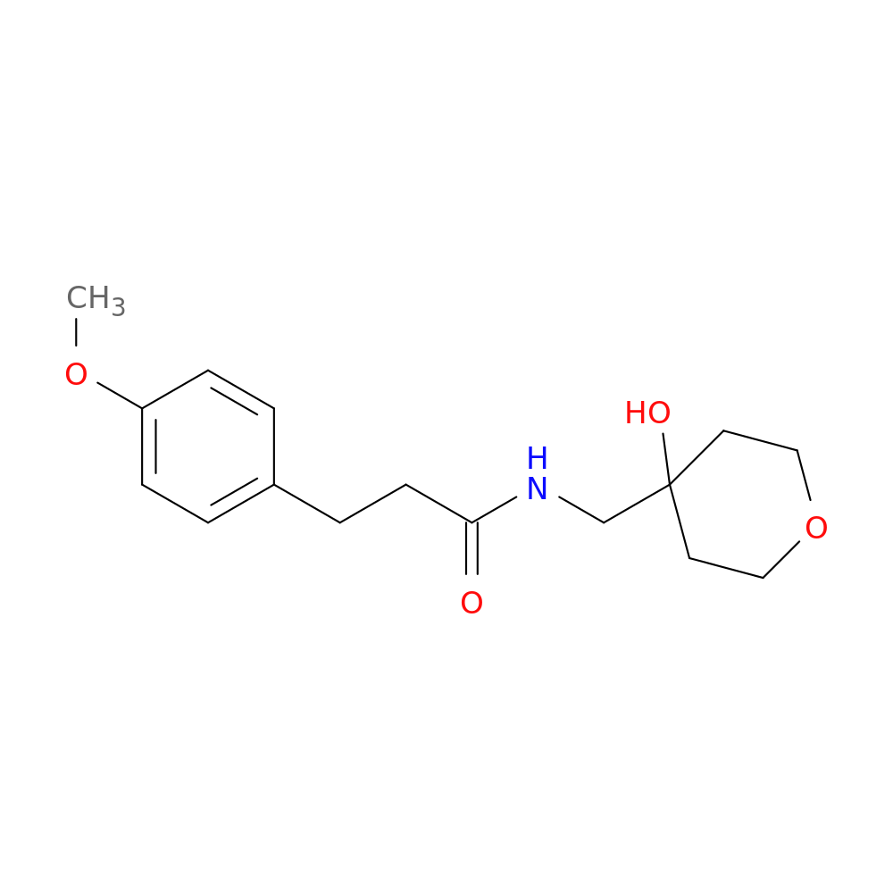 N-[(4-hydroxyoxan-4-yl)methyl]-3-(4-methoxyphenyl)propanamide