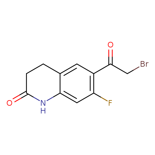 6-(2-bromoacetyl)-7-fluoro-1,2,3,4-tetrahydroquinolin-2-one