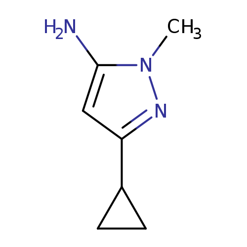 3-Cyclopropyl-1-methyl-1H-pyrazol-5-amine