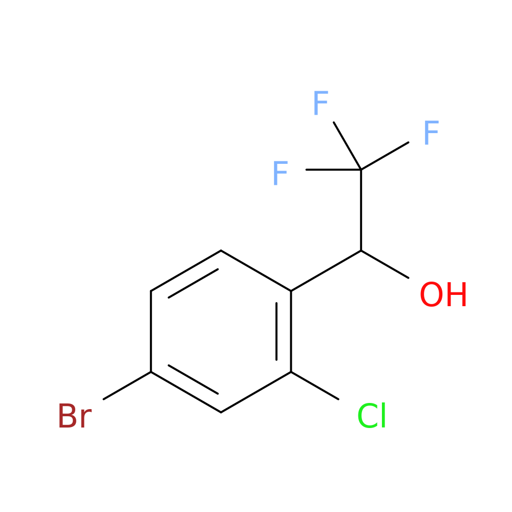 1-(4-Bromo-2-chlorophenyl)-2,2,2-trifluoroethan-1-ol
