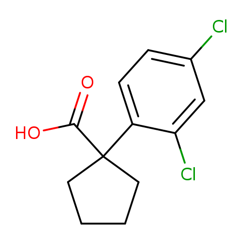 1-(2,4-dichlorophenyl)cyclopentane-1-carboxylic acid