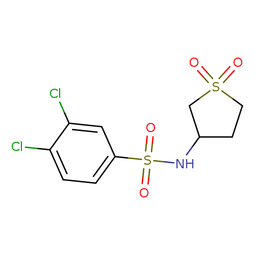 3,4-dichloro-N-(1,1-dioxo-1lambda6-thiolan-3-yl)benzene-1-sulfonamide