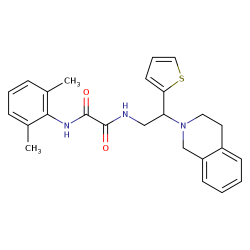 N-(2,6-dimethylphenyl)-N'-[2-(1,2,3,4-tetrahydroisoquinolin-2-yl)-2-(thiophen-2-yl)ethyl]ethanediamide