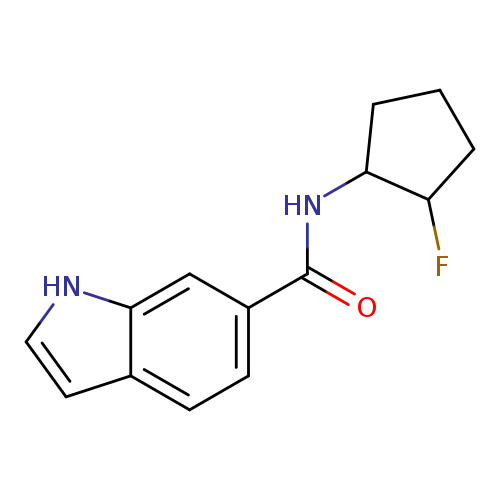 N-(2-fluorocyclopentyl)-1H-indole-6-carboxamide