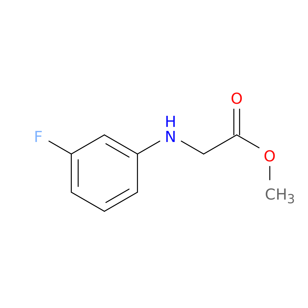methyl 2-[(3-fluorophenyl)amino]acetate
