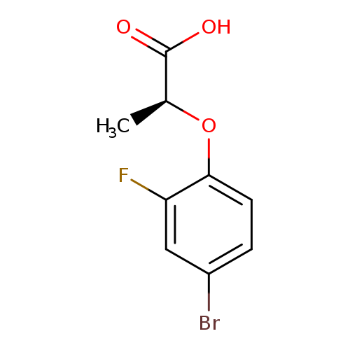 (2S)-2-(4-bromo-2-fluorophenoxy)propanoic acid