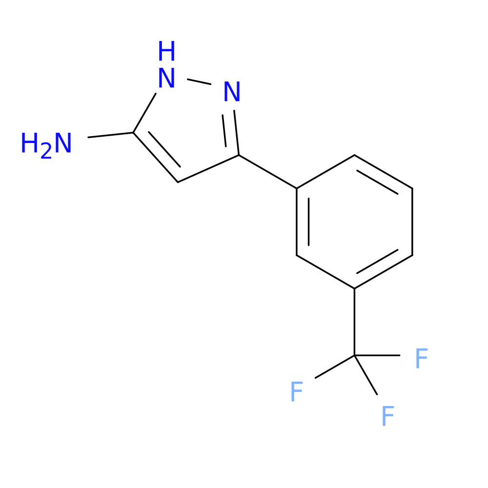 5-(3-Trifluoromethyl-phenyl)-2H-pyrazol-3-ylamine