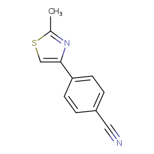 4-(2-Methyl-1,3-thiazol-4-yl)benzonitrile