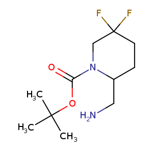 tert-Butyl 2-(aminomethyl)-5,5-difluoropiperidine-1-carboxylate