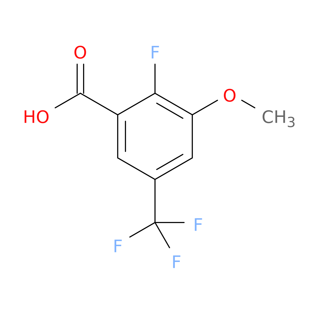 2-Fluoro-3-methoxy-5-(trifluoromethyl)benzoic acid