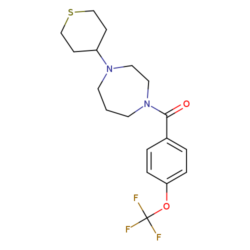 1-(thian-4-yl)-4-[4-(trifluoromethoxy)benzoyl]-1,4-diazepane