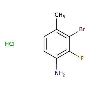 3-bromo-2-fluoro-4-methylaniline hydrochloride