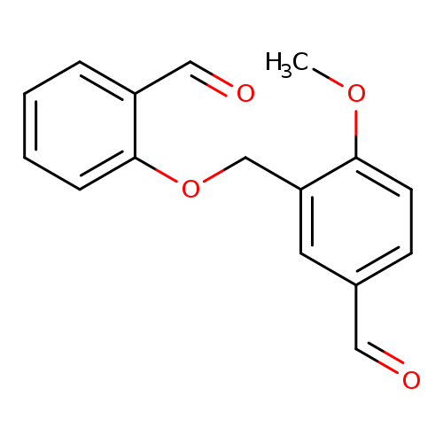 3-((2-Formylphenoxy)methyl)-4-methoxybenzaldehyde