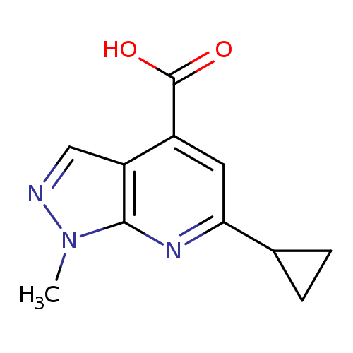 6-Cyclopropyl-1-methyl-1H-pyrazolo[3,4-b]pyridine-4-carboxylic acid