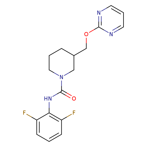 N-(2,6-difluorophenyl)-3-[(pyrimidin-2-yloxy)methyl]piperidine-1-carboxamide