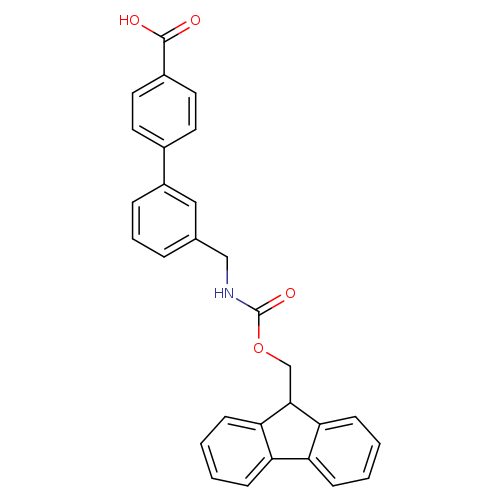 4-{3-[({[(9H-fluoren-9-yl)methoxy]carbonyl}amino)methyl]phenyl}benzoic acid
