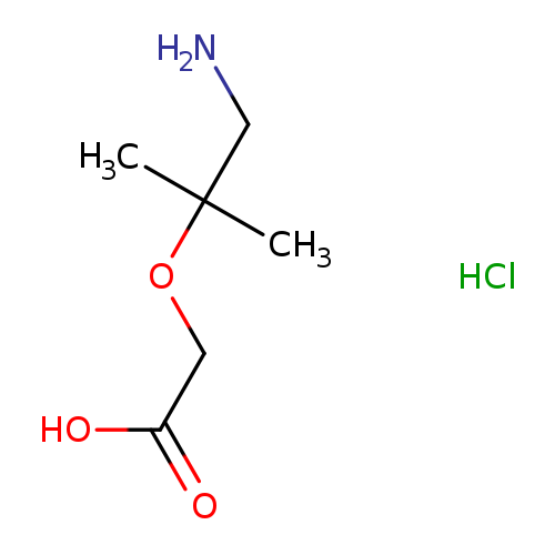 2-[(1-amino-2-methylpropan-2-yl)oxy]acetic acid hydrochloride