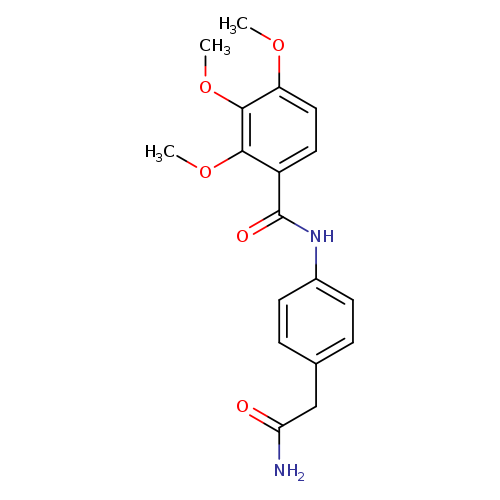N-[4-(carbamoylmethyl)phenyl]-2,3,4-trimethoxybenzamide
