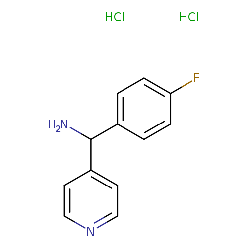 [(4-fluorophenyl)(4-pyridinyl)methyl]amine dihydrochloride