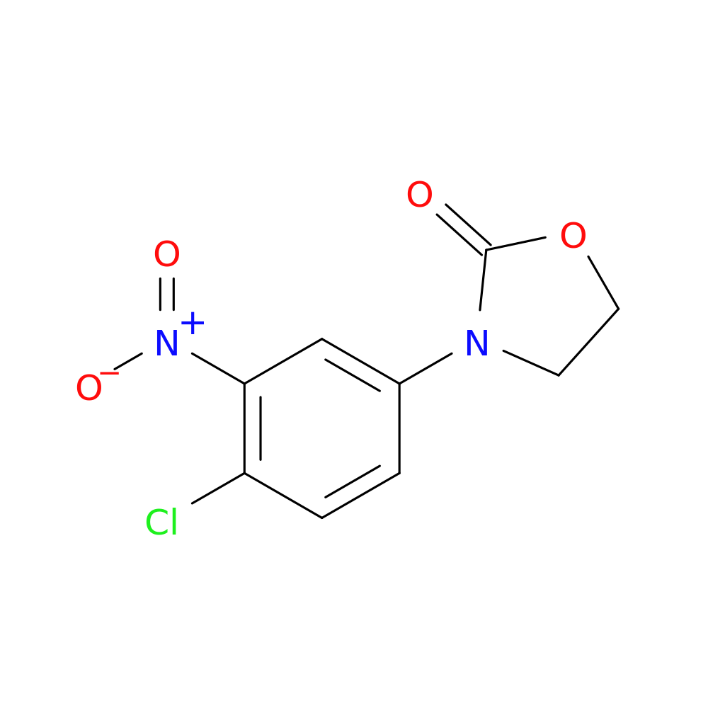 3-(4-chloro-3-nitrophenyl)-1,3-oxazolidin-2-one