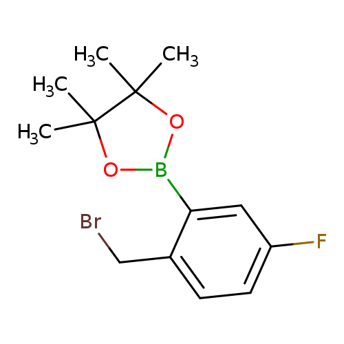 2-(2-(Bromomethyl)-5-fluorophenyl)-4,4,5,5-tetramethyl-1,3,2-dioxaborolane