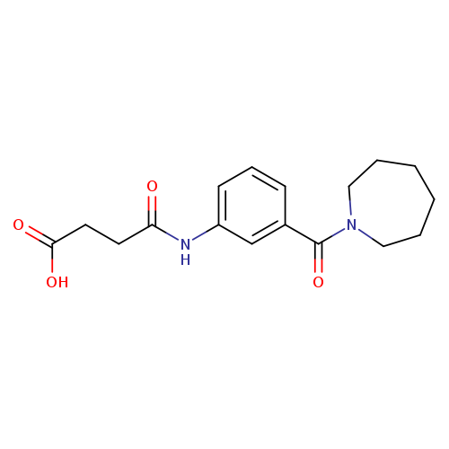 4-((3-(Azepane-1-carbonyl)phenyl)amino)-4-oxobutanoic acid