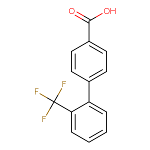[1,1'-Biphenyl]-4-carboxylic acid, 2'-(trifluoromethyl)-
