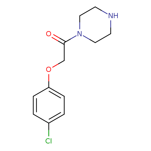 Ethanone, 2-(4-chlorophenoxy)-1-(1-piperazinyl)-