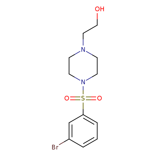 2-(4-((3-broMophenyl)sulfonyl)piperazin-1-yl)ethanol