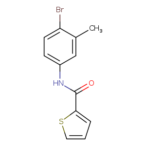 N-(4-bromo-3-methylphenyl)-2-thiophenecarboxamide