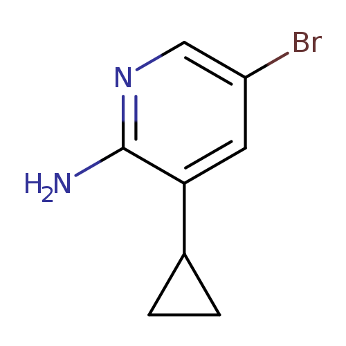 2-Amino-5-bromo-3-cyclopropylpyridine
