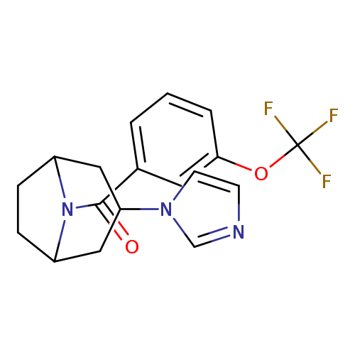 3-(1H-imidazol-1-yl)-8-[3-(trifluoromethoxy)benzoyl]-8-azabicyclo[3.2.1]octane