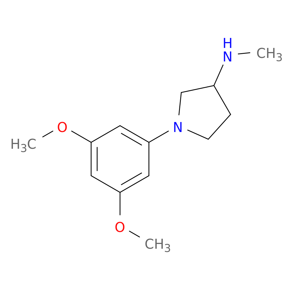 1-(3,5-dimethoxyphenyl)-N-methylpyrrolidin-3-amine