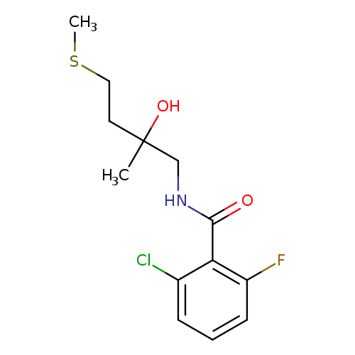 2-chloro-6-fluoro-N-[2-hydroxy-2-methyl-4-(methylsulfanyl)butyl]benzamide