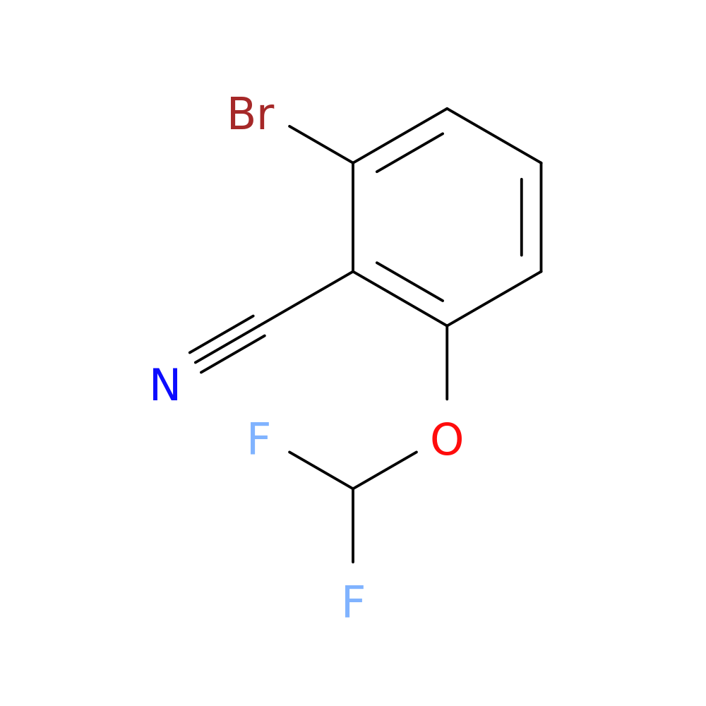 2-bromo-6-(difluoromethoxy)benzonitrile