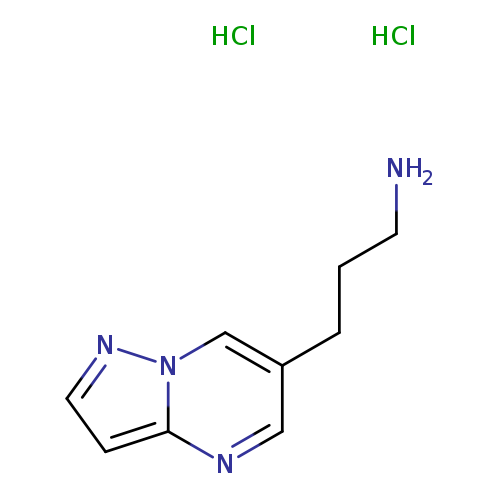 3-{pyrazolo[1,5-a]pyrimidin-6-yl}propan-1-aminedihydrochloride