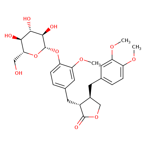 (3R,4R)-4-[(3,4-Dimethoxyphenyl)methyl]-3-[[4-(β-D-glucopyranosyloxy)-3-methoxyphenyl]methyl]dihydro-2(3H)-furanone