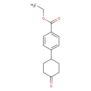 Benzoic acid,4-(4-oxocyclohexyl)-, ethyl ester