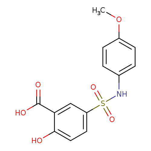 2-Hydroxy-5-(4-methoxy-phenylsulfamoyl)-benzoic acid