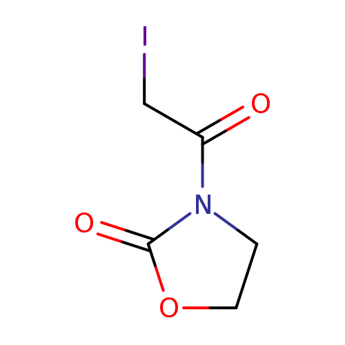 3-(2-iodoacetyl)-1,3-oxazolidin-2-one