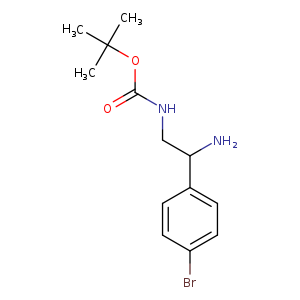 [2-Amino-2-(4-Bromo-Phenyl)-Ethyl]-Carbamic Acid Tert-Butyl Ester