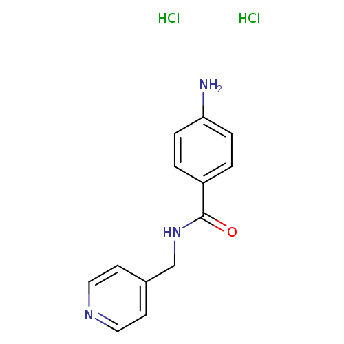 4-amino-N-(pyridin-4-ylmethyl)benzamide dihydrochloride