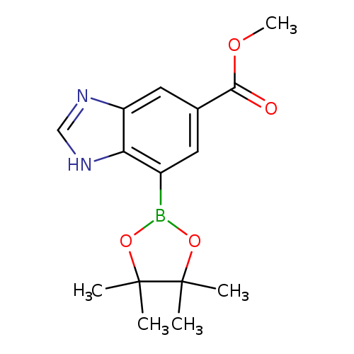 Methyl 7-(tetramethyl-1,3,2-dioxaborolan-2-yl)-1H-1,3-benzodiazole-5-carboxylate
