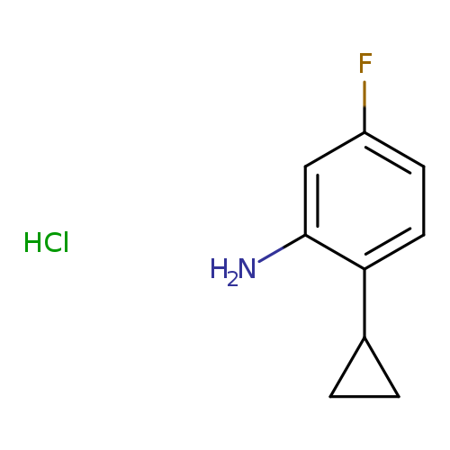 2-cyclopropyl-5-fluoroanilinehydrochloride