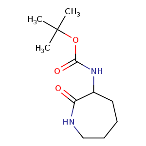 Carbamic acid, N-(hexahydro-2-oxo-1H-azepin-3-yl)-, 1,1-dimethylethyl ester